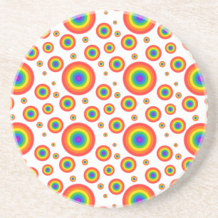 Rainbow Polka dots Underlägg