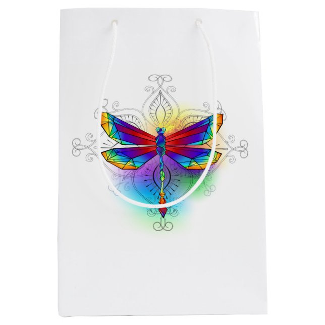 Rainbow Polygonal Dragonfly (Framsidan)