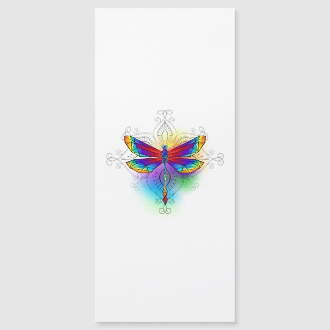 Rainbow Polygonal Dragonfly (Framsida)