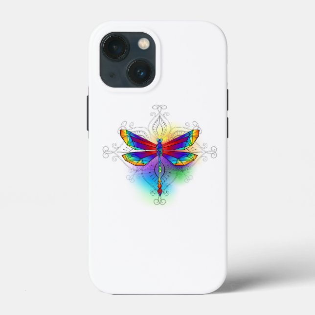Rainbow Polygonal Dragonfly (Baksida)