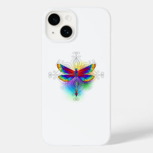 Rainbow Polygonal Dragonfly