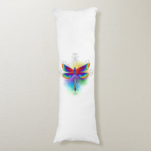 Rainbow Polygonal Dragonfly Kroppskudde