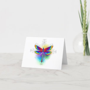 Rainbow Polygonal Dragonfly Meddelande