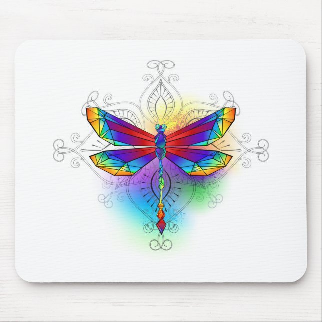 Rainbow Polygonal Dragonfly Musmatta (Framsidan)