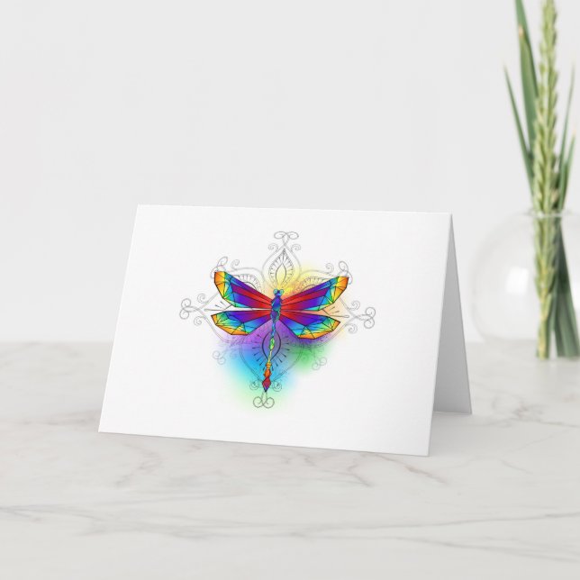 Rainbow Polygonal Dragonfly Program (Framsida)