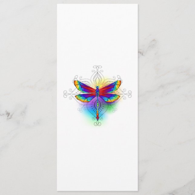 Rainbow Polygonal Dragonfly Program (Framsida)