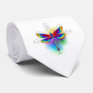 Rainbow Polygonal Dragonfly Slips