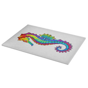 Rainbow Polygonal Seahorse