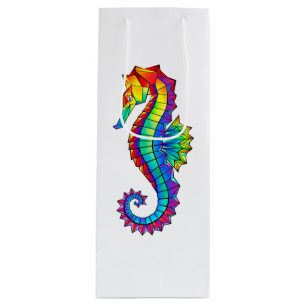 Rainbow Polygonal Seahorse