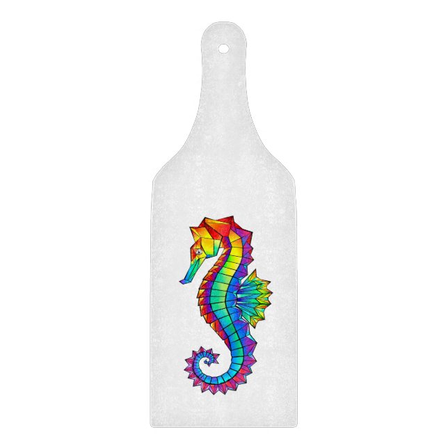 Rainbow Polygonal Seahorse (Framsidan)