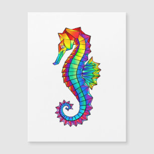 Rainbow Polygonal Seahorse