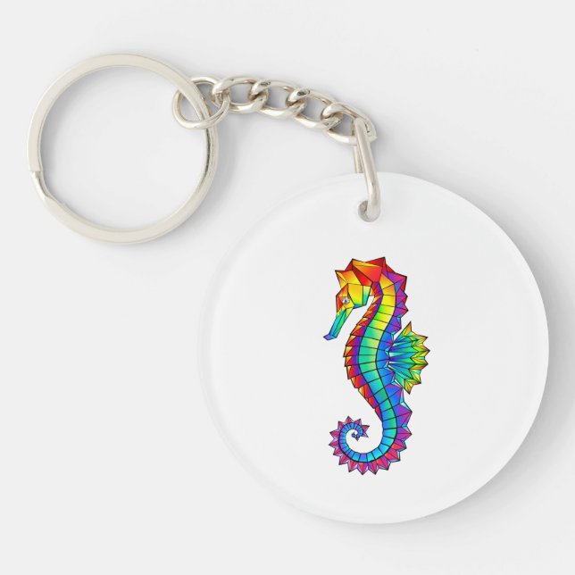 Rainbow Polygonal Seahorse (Framsidan)