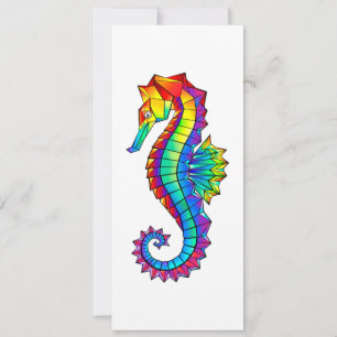 Rainbow Polygonal Seahorse
