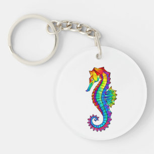 Rainbow Polygonal Seahorse