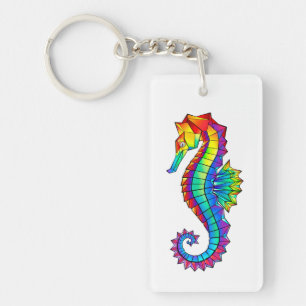 Rainbow Polygonal Seahorse