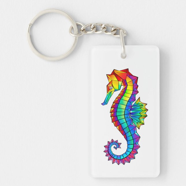 Rainbow Polygonal Seahorse (Framsidan)