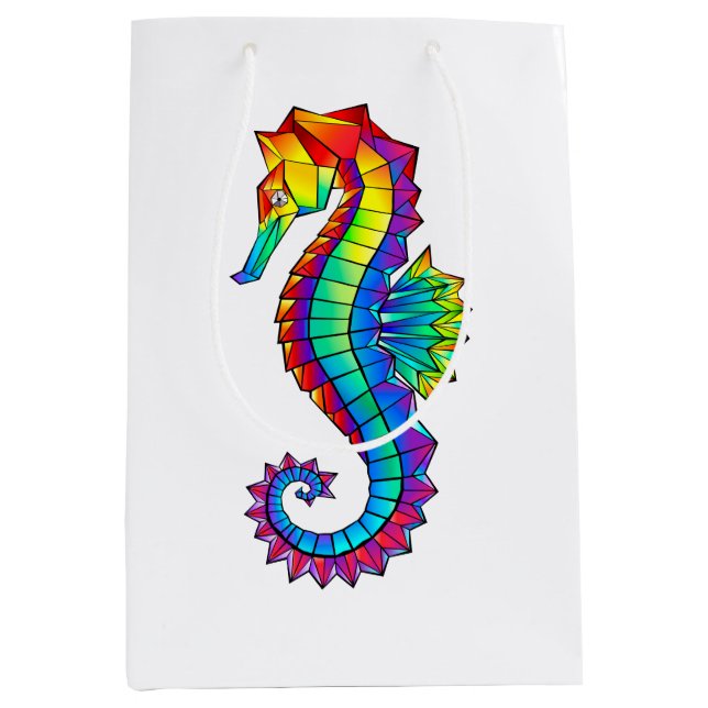 Rainbow Polygonal Seahorse (Framsidan)