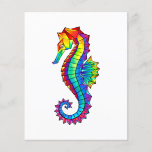 Rainbow Polygonal Seahorse