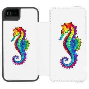 Rainbow Polygonal Seahorse
