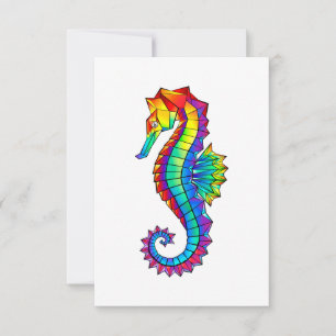 Rainbow Polygonal Seahorse Meddelande