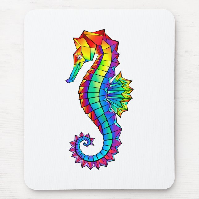 Rainbow Polygonal Seahorse Musmatta (Framsidan)