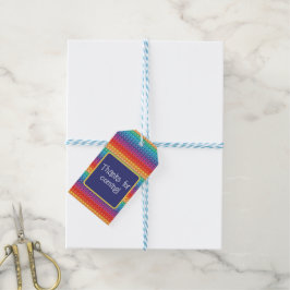 Rainbow Pop IT Fidget Leksak Mönster Anpassningsba Presentetikett