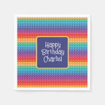 Rainbow Pop IT Fidget Leksak Mönster Personlig