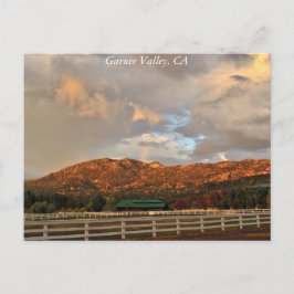 Rainbow Postcard in Garner Valley, CA Vykort