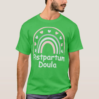 Rainbow Postpartum Doula T Shirt