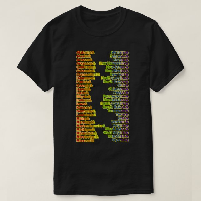 Rainbow Pride 5Stater LGBTQ T Shirt (Design framsida)