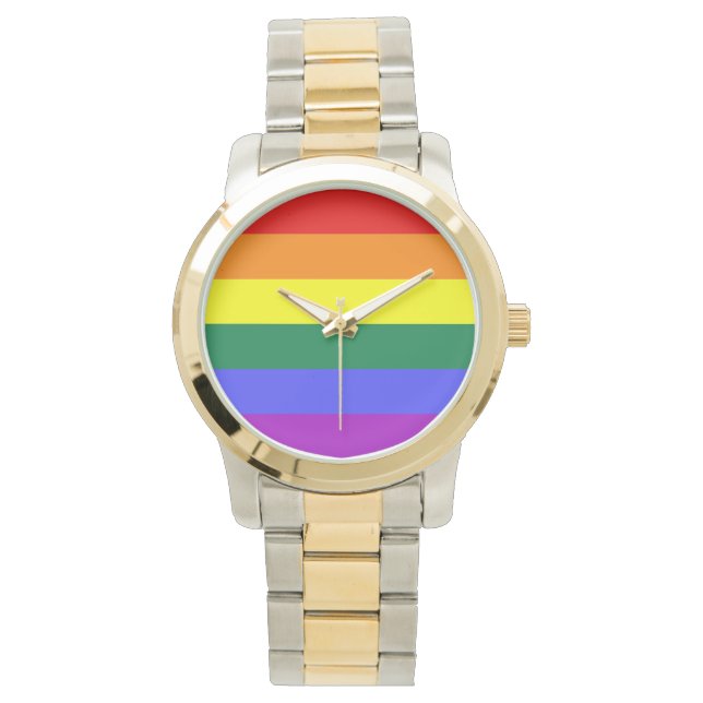 Rainbow Pride Armbandsur (Framsida)
