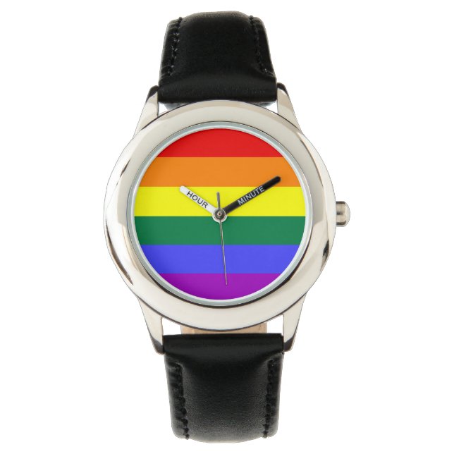 Rainbow Pride Armbandsur (Framsida)