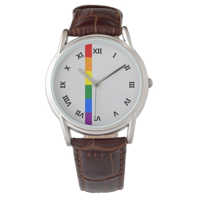 Rainbow Pride Armbandsur (Framsida)