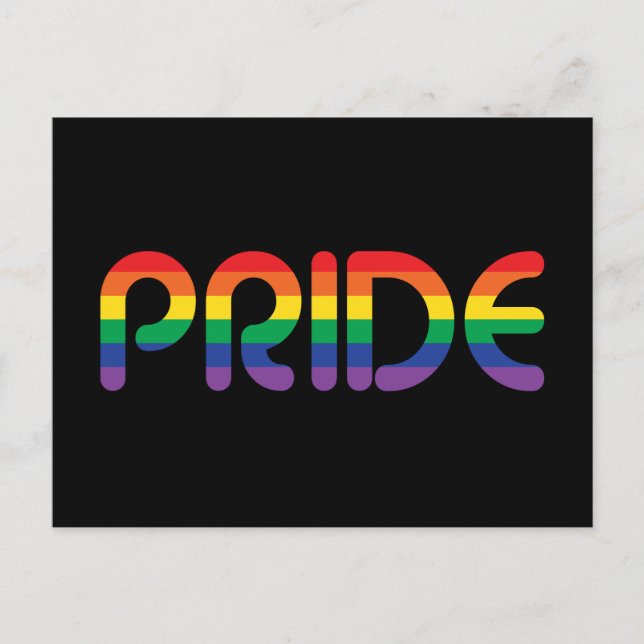 Rainbow Pride Balloon Brev Vykort (Framsida)