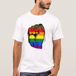 Rainbow Pride Fist T Shirt