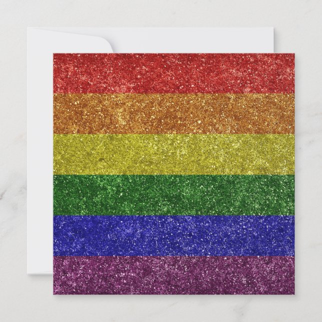 Rainbow pride flagga (Framsida)