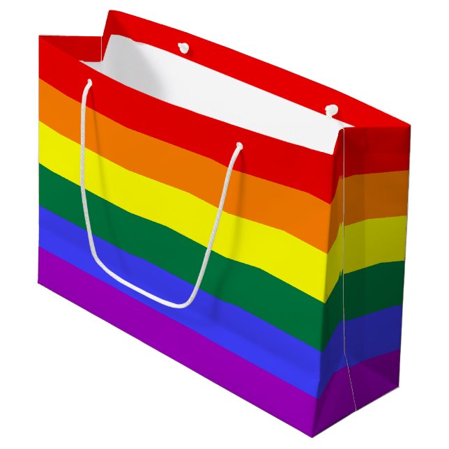 Rainbow Pride Flagga (Framsidan Vinklad)