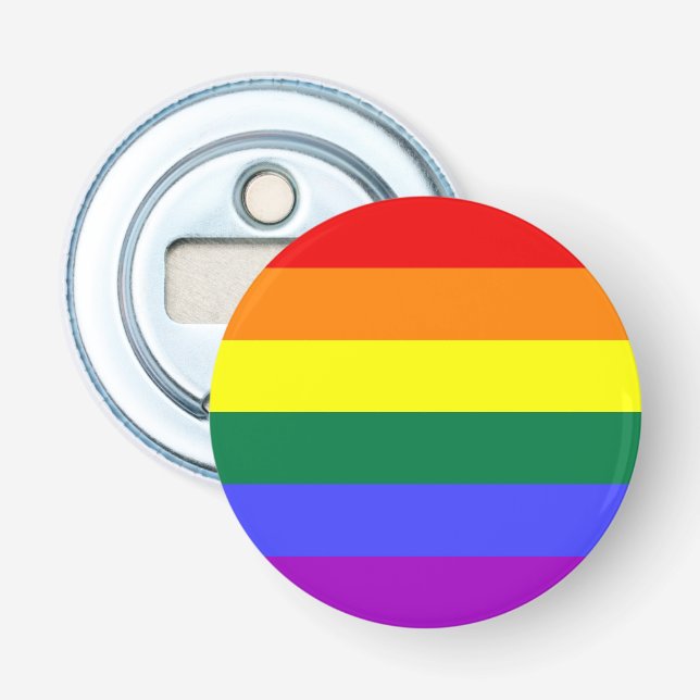 Rainbow Pride Flagga Flasköppnare (Framsidan)