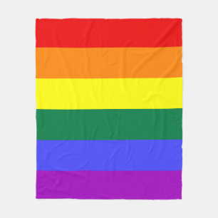 Rainbow Pride Flagga Fleecefilt