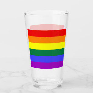 Rainbow Pride Flagga Glaskopp