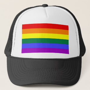 Rainbow Pride Flagga Hat Truckerkeps