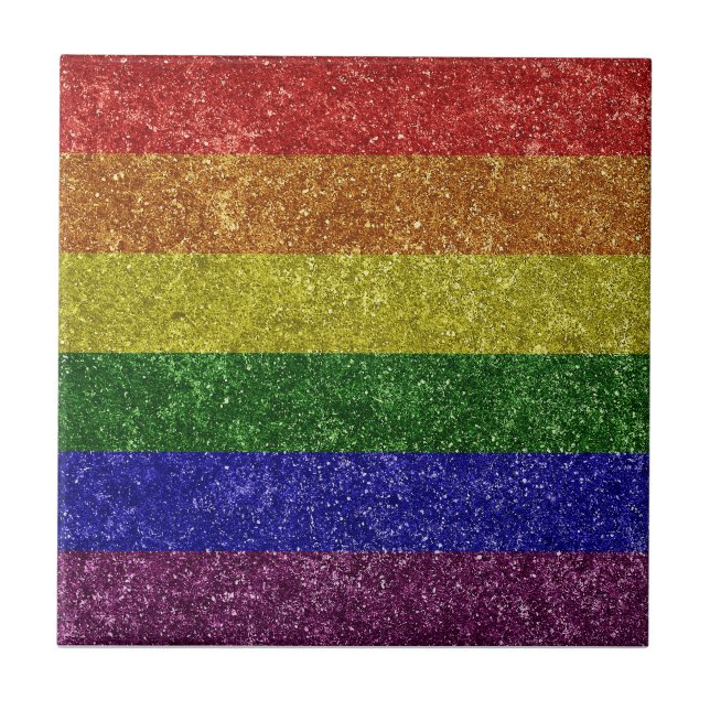 Rainbow pride flagga kakelplatta (Framsidan)