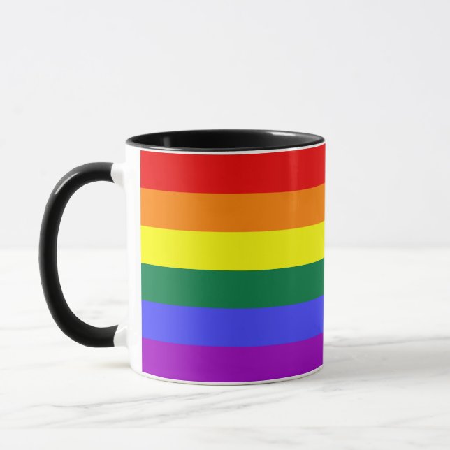 Rainbow Pride Flagga Mugg (Vänster)