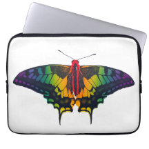 Rainbow Pride Flagga Swallowtail Butterfly