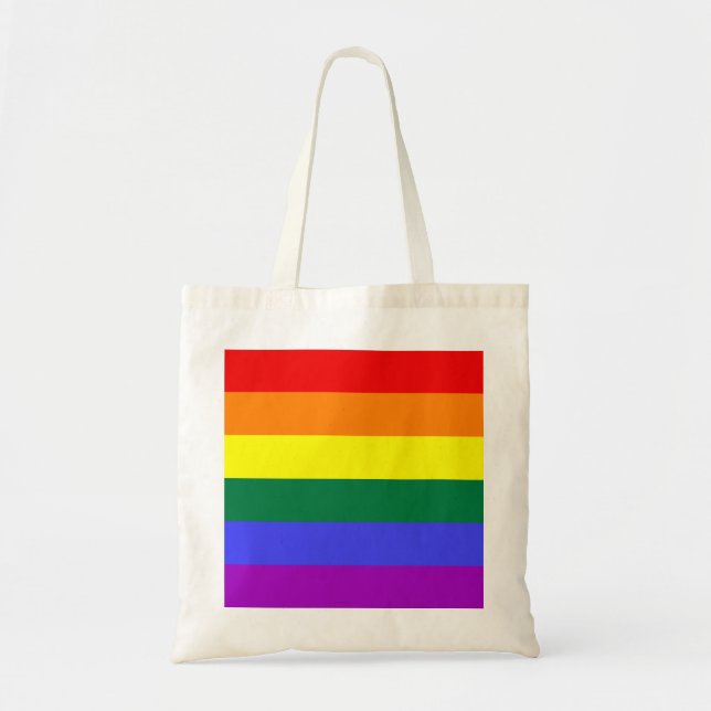Rainbow Pride Flagga Tygkasse (Framsidan)