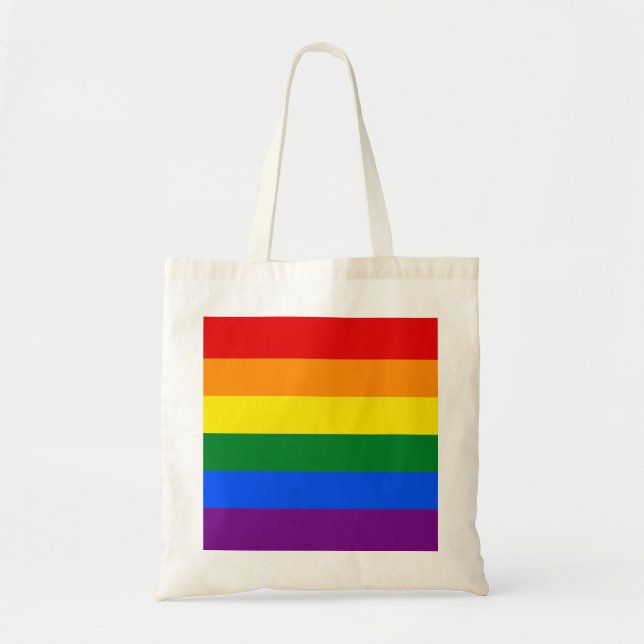 Rainbow Pride Flagga Tygkasse (Framsidan)