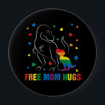 Rainbow Pride Free Mamma Hugs Dinosaur Cute Knapp<br><div class="desc">Den här designen har skapats genom digital grafik. Det kan vara personlig i det område som tillhandahålls eller anpassning genom att klicka för att anpassa ytterligare alternativ och ändra namn, initialer eller ord. Du kan också ändra texten färg och stil eller ta bort texten för en bilddesign. Kontakta mig på...</div>