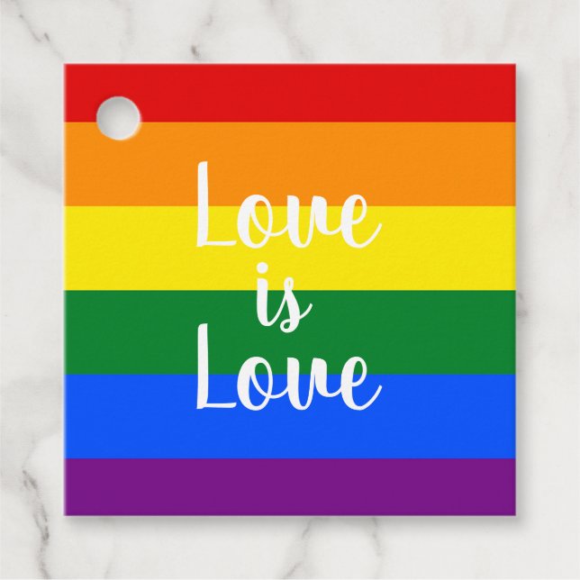 Rainbow pride - gåvor etiketter (Framsida)