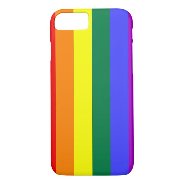 RAINBOW-PRIDE. GAY PRIDE iPhone 7 FODRAL. Case-Mate iPhone Skal (Baksida)
