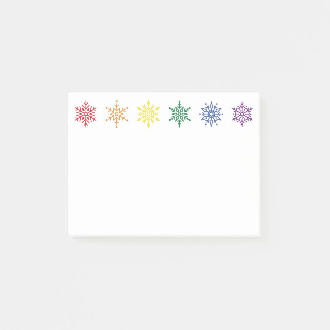 Rainbow Pride jul Post-it Block (Framsida)